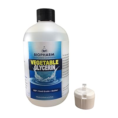 Vegetable Glycerin USP, Food Grade, Kosher (500 mL)