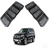 Hiolpen Hood Air Vent Grille Cover Compatible with 2013-2015 for Benz GL350 GL450 GL550 GL63 AMG, 2012-2014 ML350 ML550 ML63 AMG Replacement for 1668800105 1668800205 Front Left & Right 2Pcs