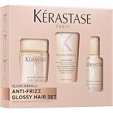 Kerastase Gloss Absolu Trial Kit &ndash; For Anti-Frizz &amp; High Shine | Shampoo, conditioner, heat protection, for long hair