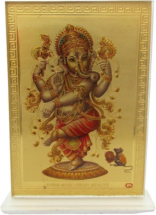 GALAXY KARMAA Dancing Ganesha Picture for Car Dashboard