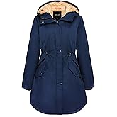 Orolay Women's Thicken Fleece Lined Parka Winter Coat Hooded Jacket with Pockets