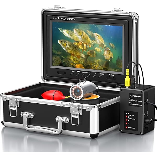 Fotocamera Subacquea Per Pesca Hook Reveal - Schermo 4.3'' HD, Visione Notturna 12 LED, Grandangolo 195° | IP68 - Foto 9