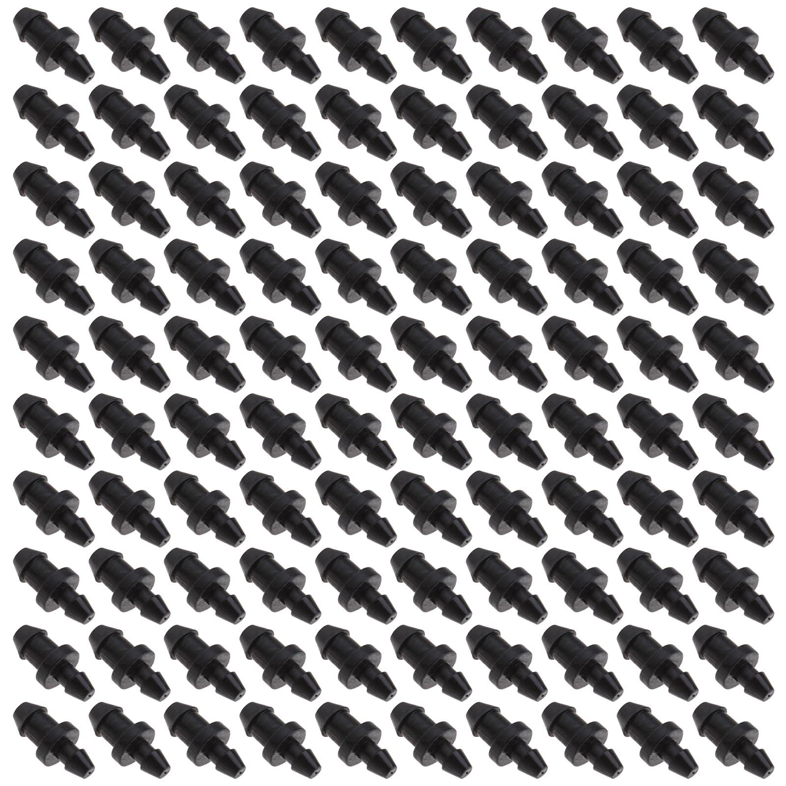 ECSiNG Drip Irrigation Plugs 1/2 1/4 Inch Tube Closure Goof Hole Plugs Irrigation Stopper Drip Irrigation Tube End Closure Hole Plugs for Home Garden Lawn Supplies