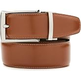 Perry Ellis Men's Portfolio Amigo Reversible Leather Belt, Stitched Edges, Durable, 1.5&rdquo; Width (Available in Big &amp; Tall)