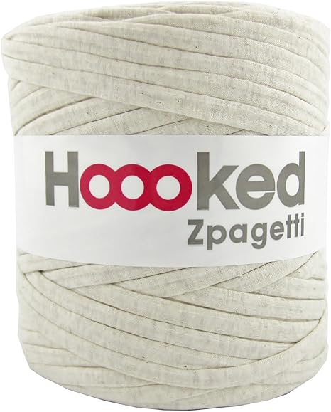 Amazon Dmc Hoooked Zpagetti フックドゥ ズパゲッティ リサイクルヤーン 超極太 ロットにより色の変更あり Beige ベージュ 約 1m Dmc800 毛糸 通販