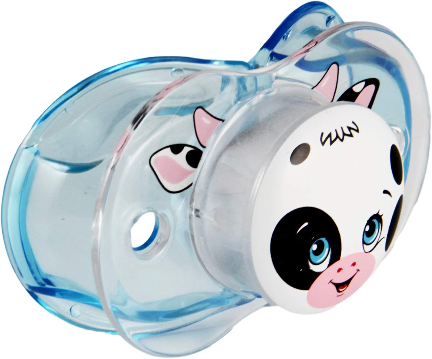 RaZbaby Neeloo Cow Keep-It-Kleen Self Closing Pacifier - BigaMart