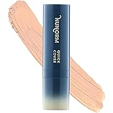 Foundation & Concealer Stick for Men - Full Buildable Cover for Dark Circles, Blemishes, Acne, Redness & Under Eyes - Face & Body Makeup Stick for All Skin Types - Non-Comedogenic 14-Beige