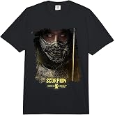 Mortal Kombat 2 Scorpion Portrait Comfort Colors Adult Heavyweight T-Shirt