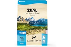 ZEAL Canada Superfood Complete 96% Salmon & Duck Dry Dog Food Pouch Air-Dried Meal Formula Topper Dogs Treats Snacks with Ric