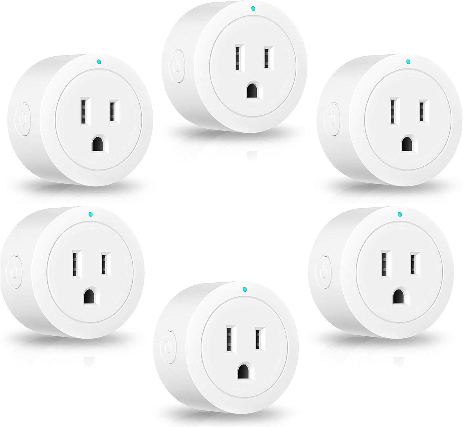 Smart plug Amysen Smart Wifi Outlet, Compatible with Alexa and Google