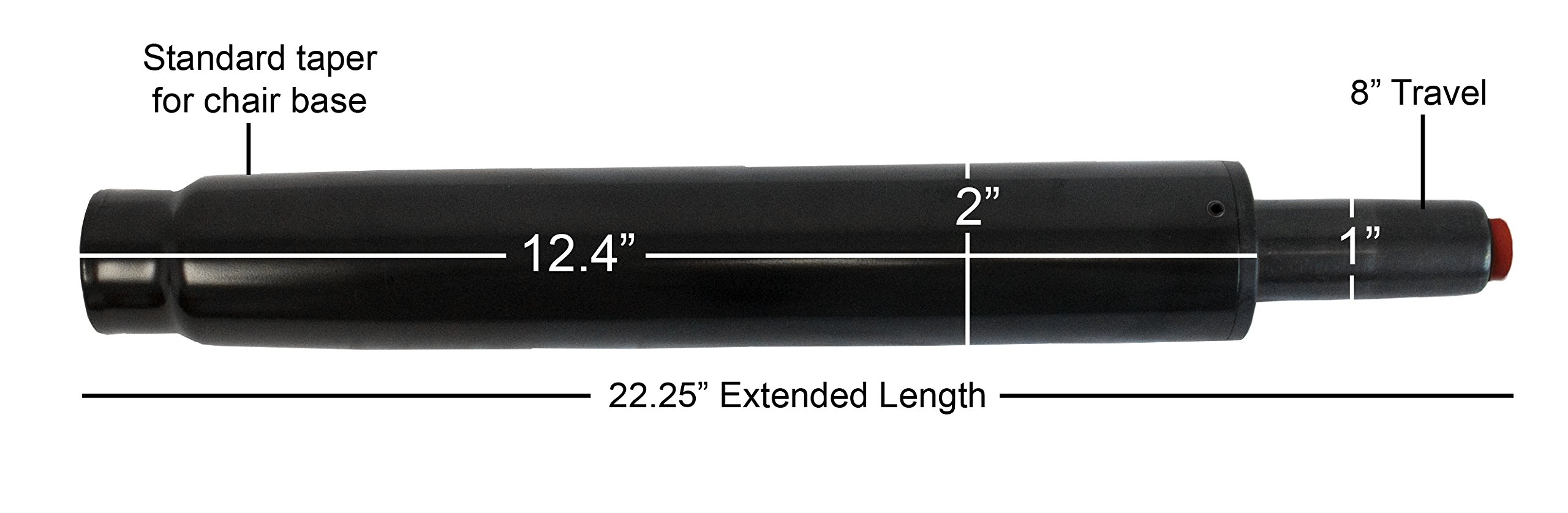 Galleon Heavy Duty 8" Stroke Replacement Drafting Stool Gas Lift Cylinder Pneumatic Shock