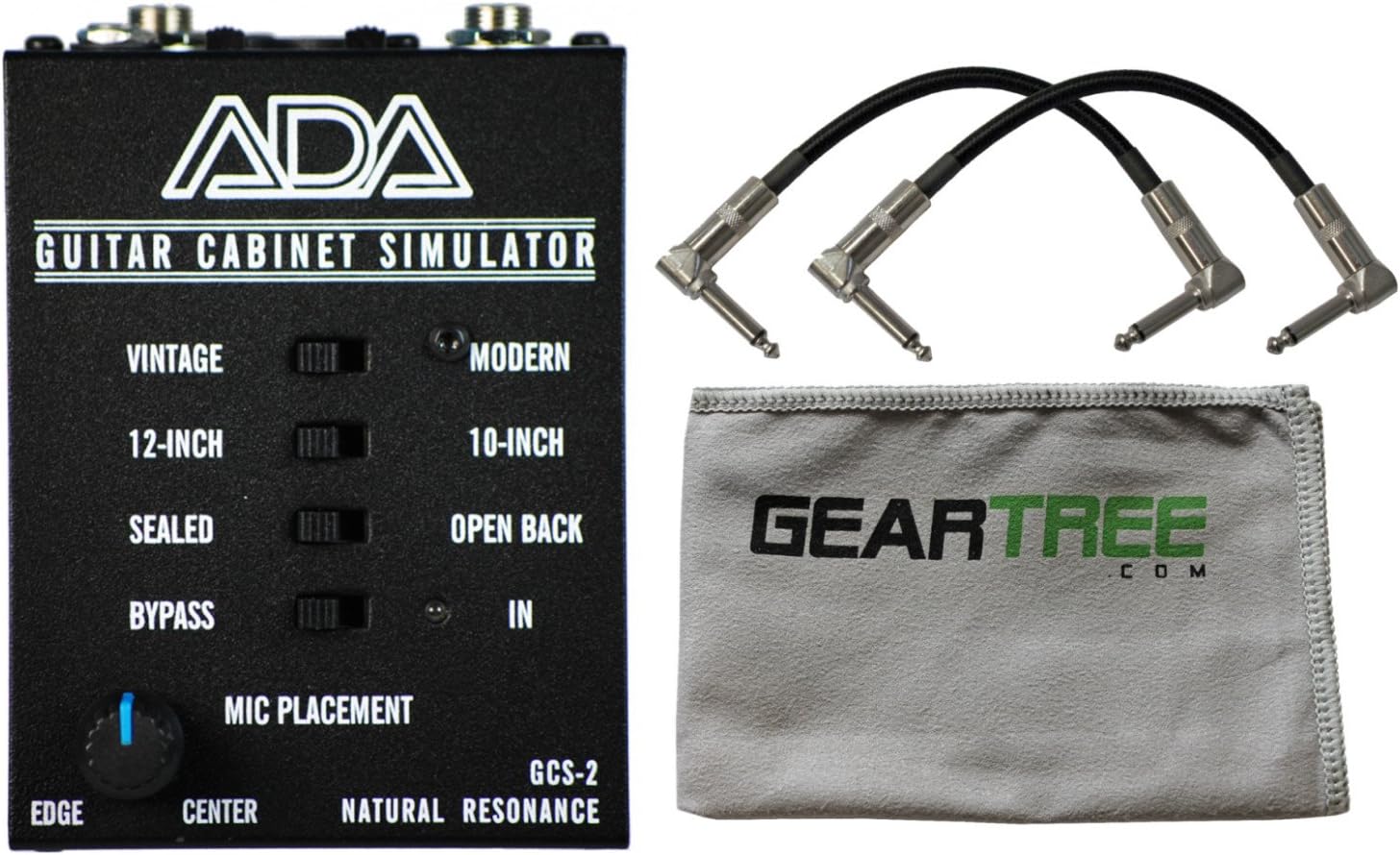 ADA GCS-2 Natural Resonance Guitar Cabinet Simulation Bundle w/Cables