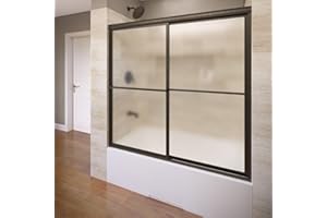 BASCO SHOWER DOOR Basco DLXH05A5656OBOR Deluxe Framed tub Door, Oil Rubbed Bronze