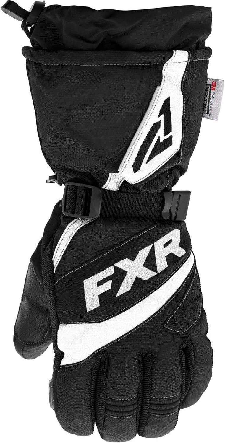 FXR Mens Fuel Glove 2020 (Black/White 3XLarge) Automotive