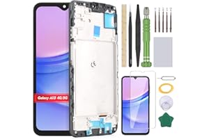 YHXMARSCAN Screen for Samsung Galaxy A15 4G A155F/ A15 5G A156U LCD Display Replacement for Samsung Galaxy A15 4G A155F/ A15 5G A156U Incell Touch Screen Digitizer Assembly