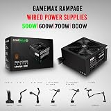 GameMax Rampage 500W PSU Non-Modular 80 Plus Bronze APFC Japanese Capacitor view 6