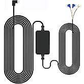 GKU Type-C Dash Cam Hardwire Kit, 12V–24V Continuous Power Cable with Low Voltage Protection, Enables 24/7 Parking Mode, Comp