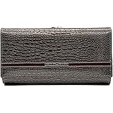 GHUHUALX Women's Wallet Long Leather Purse Credit Card Ladies Casual Wallet Fashion Clutch