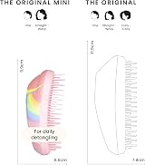 Tangle Teezer Mini Original Hairbrush Rainbow Unicorn Detangler Kids Travel view 7