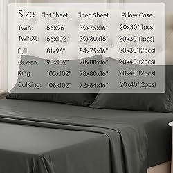 NexHome Queen Size Sheet Set, Breathable & Cooling
