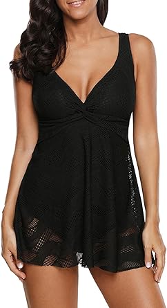 swimdress with skirt