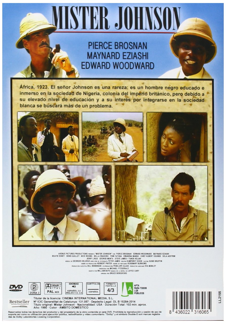 Mister Johnson [DVD]: Amazon.es: Pierce Brosnan, Maynard ...
