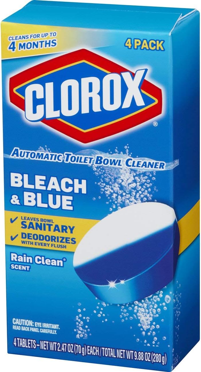 Clorox Automatic Toilet Bowl Cleaner Tablets, Bleach ...