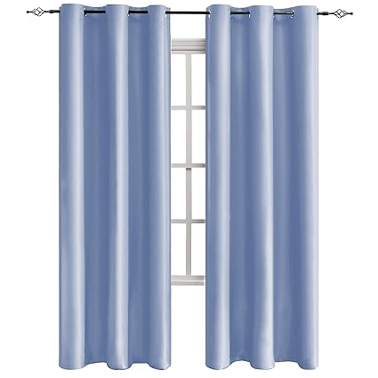 Amazon Com Sheeroom Blackout Curtains For Bedroom Girls Room