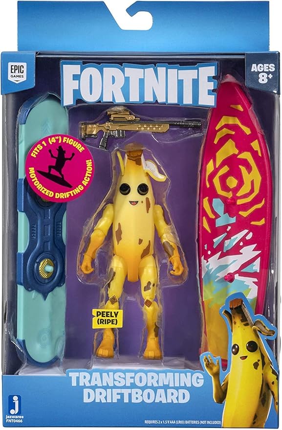 Amazon ピーリー フィギュア 人形 波乗り スイスイ動く 自動 電動 フォートナイト Fortnite バナナ 10cm 並行輸入品 ロボット 子ども向けフィギュア ホビー