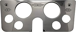1967 1968 1969 1970 1971 1972 Chevy Truck (6) Gauge 5" Speedo Chevy Truck Dash Panel Insert - Polished Billet Aluminum