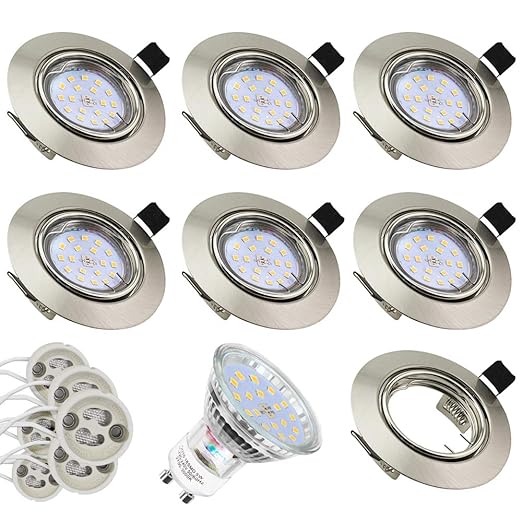Led Recessed Ceiling Lights 5w Downlights Equivalent 60w 600lm