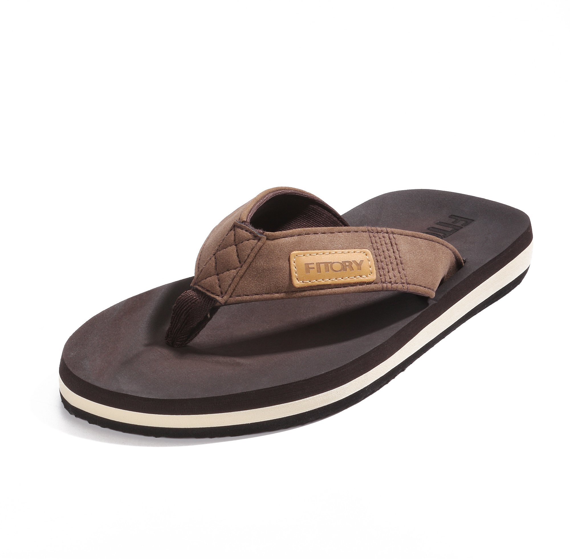 FITORYMen's Flip-Flops, Thongs Sandals Comfort Slippers for Beach