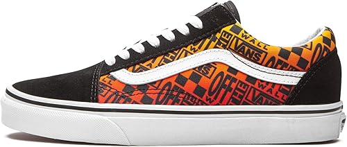 Amazon バンズ スニーカー メンズ オールド スクール Vans Old Skool Logo Flame Black True White シューズ バッグ