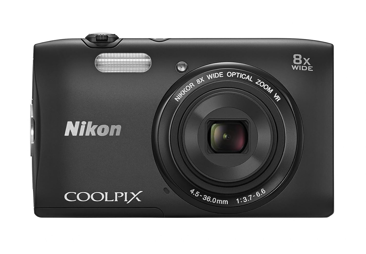 Nikon CoolPix S3600 - Cámara digital compacta de 20 MP y zoom óptico de