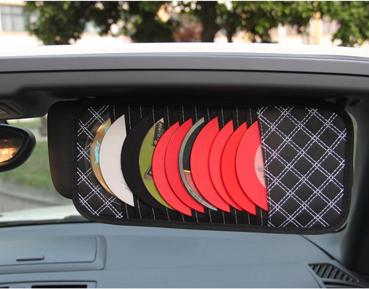 NUBEN Car CD Visor Organizer Disk Storage Holder Case: Automotive