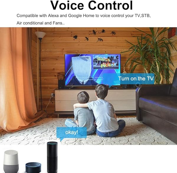 Fauge Universal Smart WiFi IR Control Remoto Infrarrojo Tuya para Smart Home Control para TV Funciona con Alexa Home