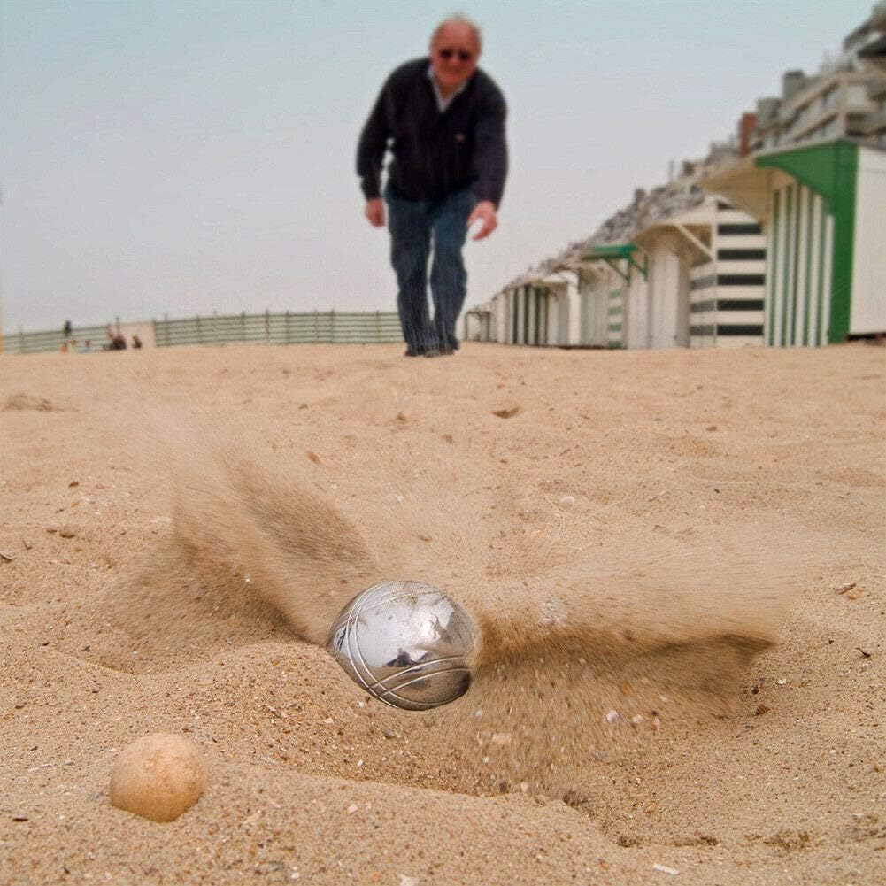 Amazon Phasuk フレンチボール ステンレススチール製ブール8個セット ペタンク アウトドア キャリーケース ガーデンゲーム Phasuk レクリエーションスポーツ