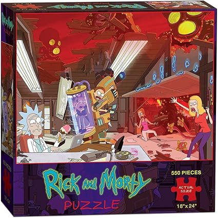 rick and morty jigsaw puzzle