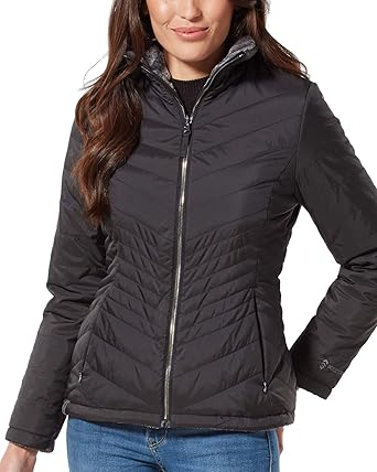 petite puffer jacket with hood