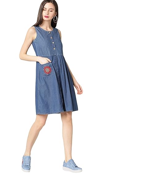 fbb denim dress