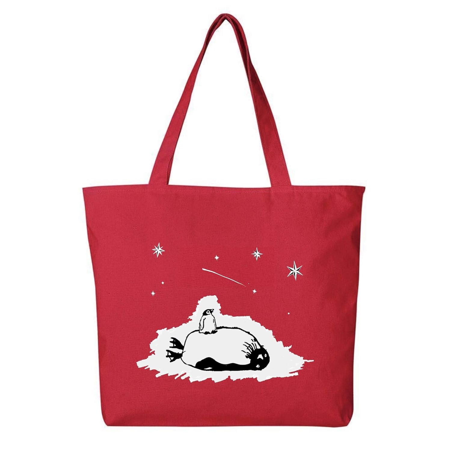 penguin tote bag
