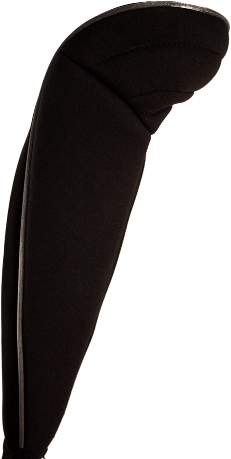 Black Golf Zipper Head Covers Driver 1 3 5 Fairway Woods Headcovers Metal Neoprene Traditional Plain Protective Covers Fits All Fairway Clubs and Drivers up to 460cc : Sports & Outdoors