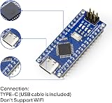 ELEGOO Pre-soldered Nano Board with Headers USB C Compatible with Arduino view 3