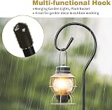 SEGNAYEN Shepherds Crook Hooks for Garden Lights, 80cm, Set of 2 view 4