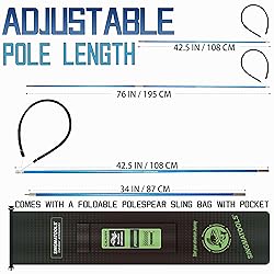SINGMATOOLS Spearfishing Pole Hawaiian Sling