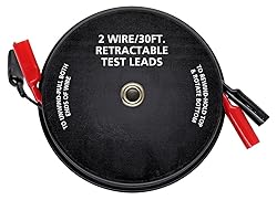 Cal Hawk Tools 2 Wire 30' Retractable Test Leads