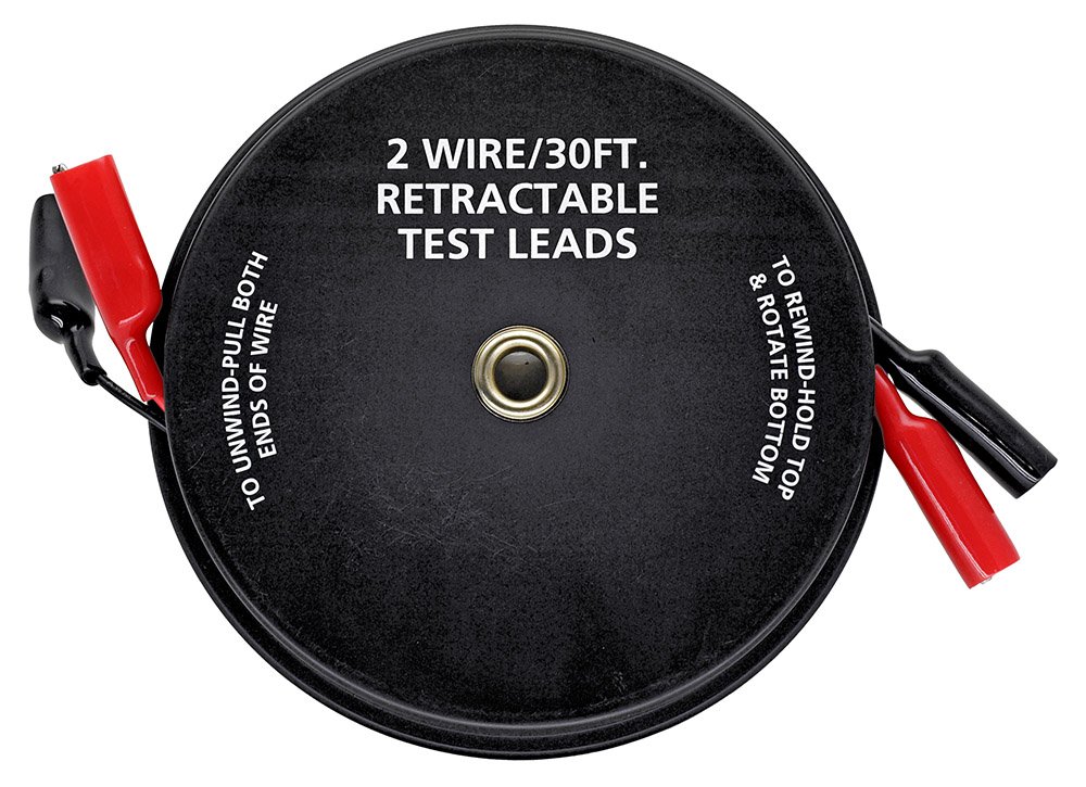 Cal Hawk Tools 2 Wire 30' Retractable Test Leads