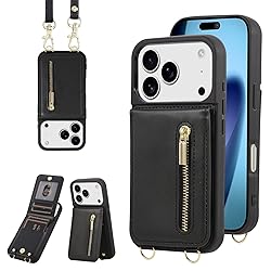 Jcxtrombulous Crossbody Wallet Case for iPhone 17