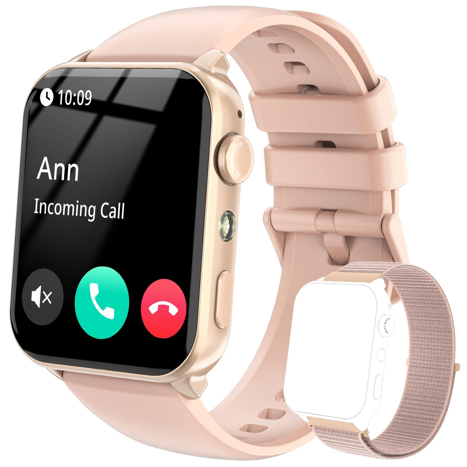 IOWODO Smart Watch for Women (Answer/Make Calls），1.91