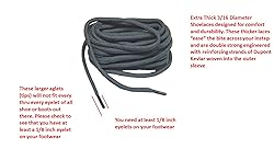 GREATLACES Storm Grey Kevlar